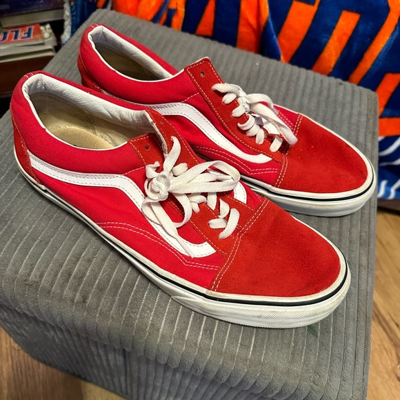 Vans Other - Men’s Red & White Vans Sz 11